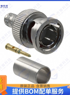 112123 连接器CONN BNC PLUG STR 75 OHM CRIMP