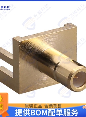 CONSMB003.062-G 连接器CONN SMB JACK STR 50OHM EDGE MNT