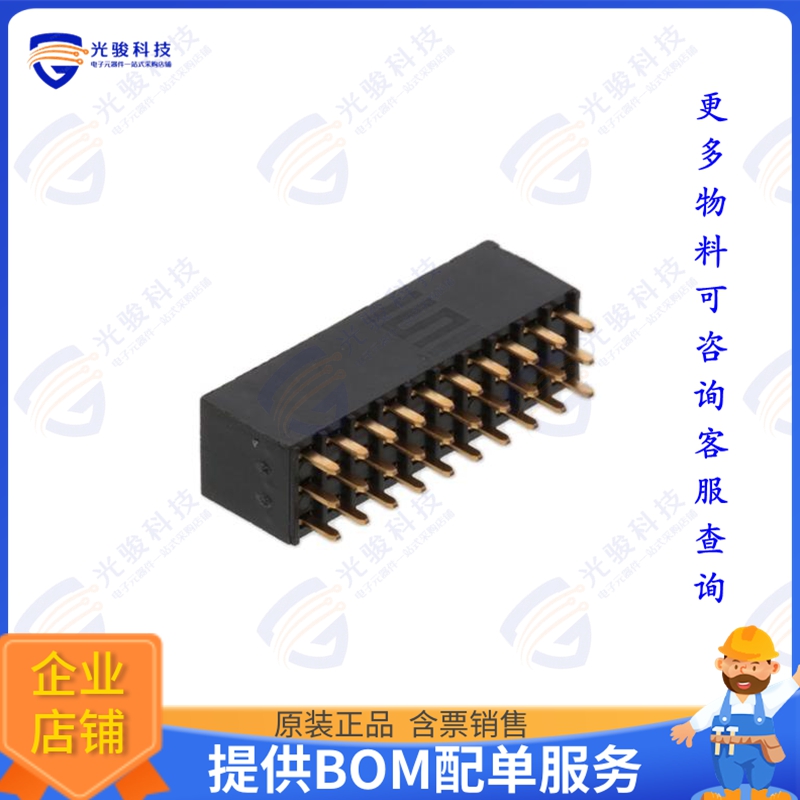 SSW-110-01-G-T 连接器CONN RCPT 30POS 0.1 GOLD PCB