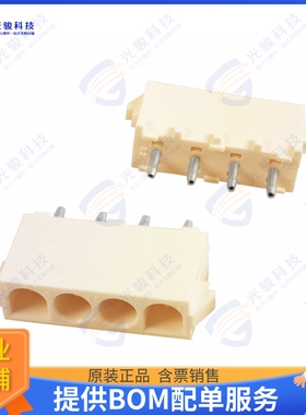 350430-1 连接器CONN HEADER VERT 4POS 6.35MM