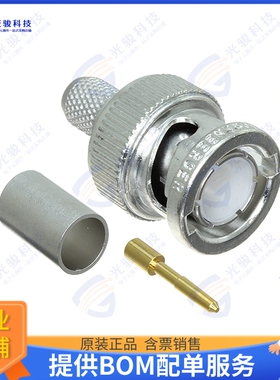 71S102-109N5 连接器CONN BNC PLUG STR 75OHM CRIMP