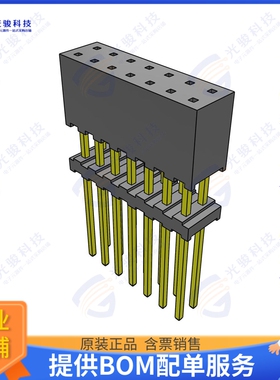 ESQT-107-02-M-D-435 连接器FLEXYZ FLEXIBLE-HEIGHT SOCKET ST