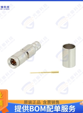 PE45235 连接器75 Ohm 1.0/2.3 Plug Push-On Conn