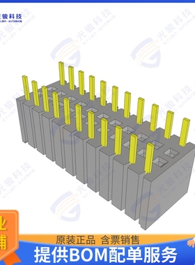 BSW-111-24-G-D 连接器CONN RCPT 22POS 0.1 GOLD PCB