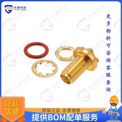 PE51742 连接器SMA Female Bulkhead Mount Commer