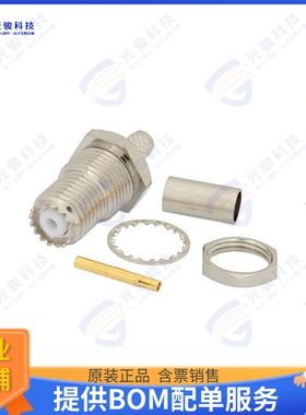 PE44086 连接器Mini UHF Female Bulkhead Connect