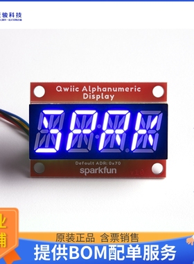 COM-16917【QWIIC ALPHANUMERIC DISPLAY BLUE】扩展板、子卡