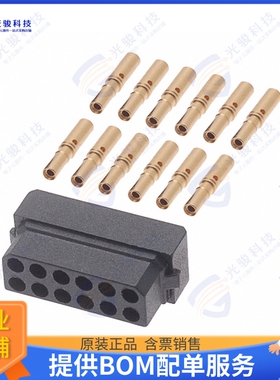 M80-8881205 连接器CONN RCPT 12POS CRIMP 24-28AWG