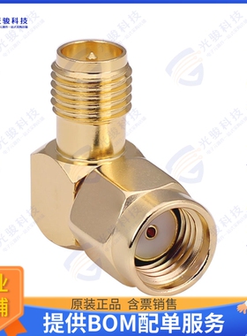 CONREVSMA010-G 连接器COAX ADAPT RP-SMA TO RP-SMA