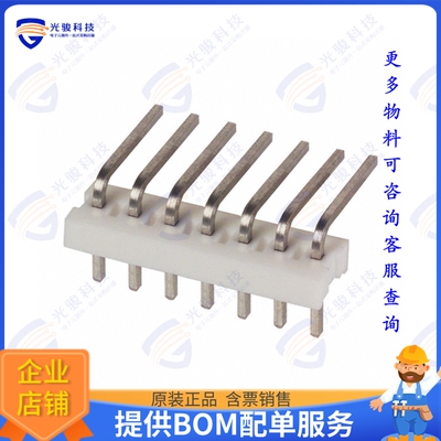 640453-7 连接器CONN HEADER R/A 7POS 2.54MM
