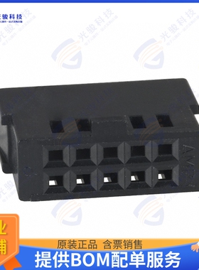 487223-1连接器 CONN FFC RCPT HSG 10POS 2.54MM