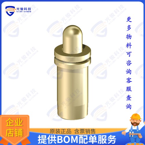 90621-AS连接器 CONTACT SPRING LOADED T/H GOLD