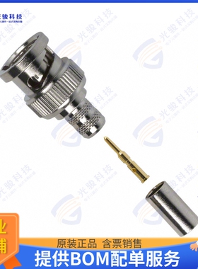 112508 连接器CONN BNC PLUG STR 75 OHM CRIMP
