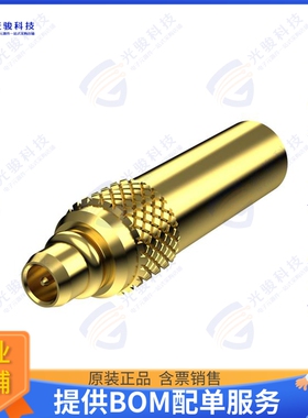 MMCXMST.DK.J 连接器MMCX(M)ST FOR RG174/RG316 AU PLA