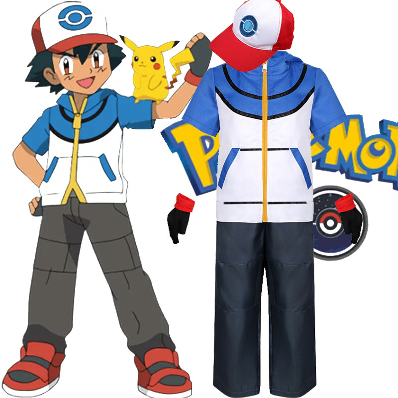 动漫神奇宝贝cos服精灵宝可梦小智cosplay衣服动画角色扮演演出服