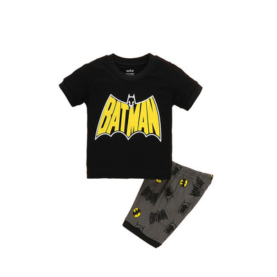 欧美儿童家居服动漫纯棉短袖睡衣