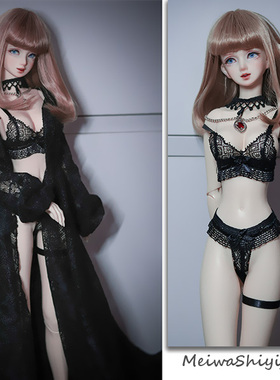 bjd娃娃衣服sd回声镇特体6分4分3分大女兵人小布睡袍内衣内裤套装