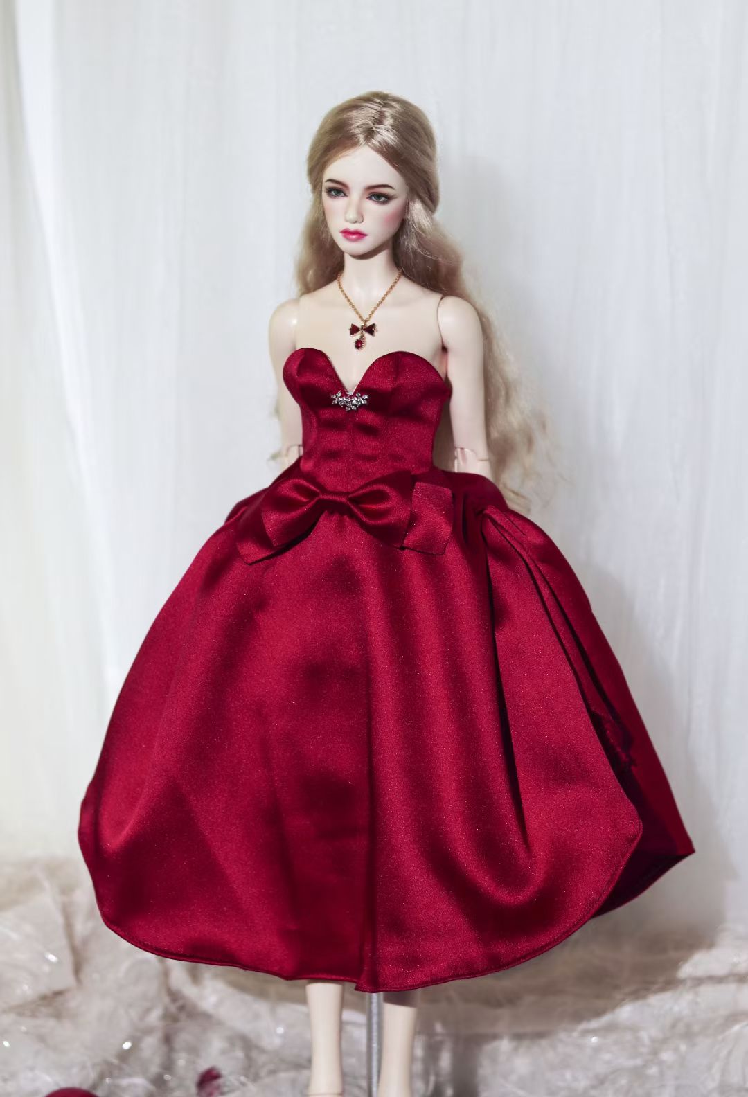 木木家女孩3分4分6分bjd娃衣尺寸大女兵人连衣裙