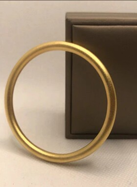 古法传承手镯仿真黄金色假沙金素圈女久不掉色两世欢手链订结婚
