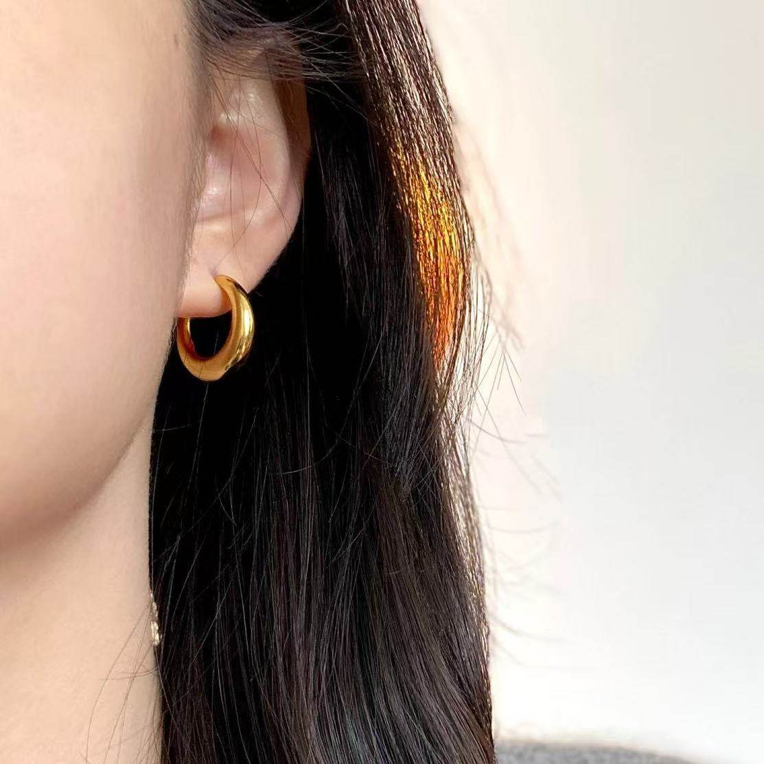 素圈复古哑光耳环古法仿真黄金耳圈无耳洞蚊香盘耳夹高级感耳饰,饰品/流行首饰/时尚饰品新,银饰耳饰,淘宝优惠券,粉丝福利购,淘宝优惠卷