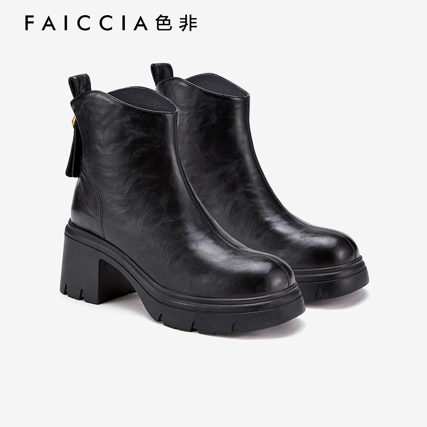 冬季新款复古英伦弹力靴时尚靴