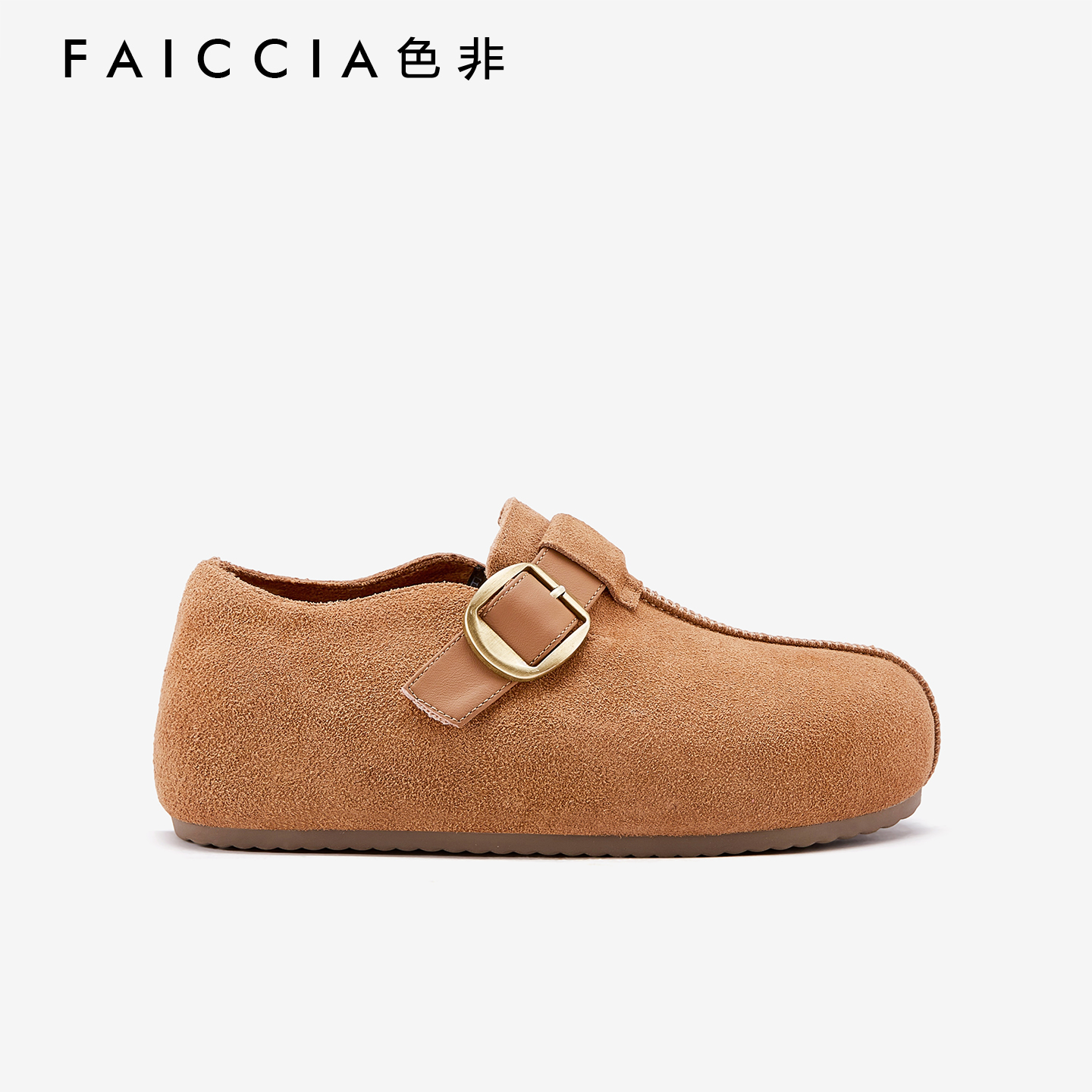 色非女单鞋2025冬季新款时尚