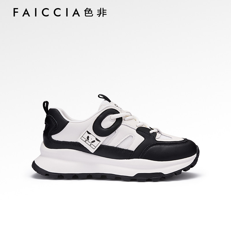 色非潮范老爹鞋2024年春季新款休闲百搭跑步鞋平底休闲鞋WR-A655A