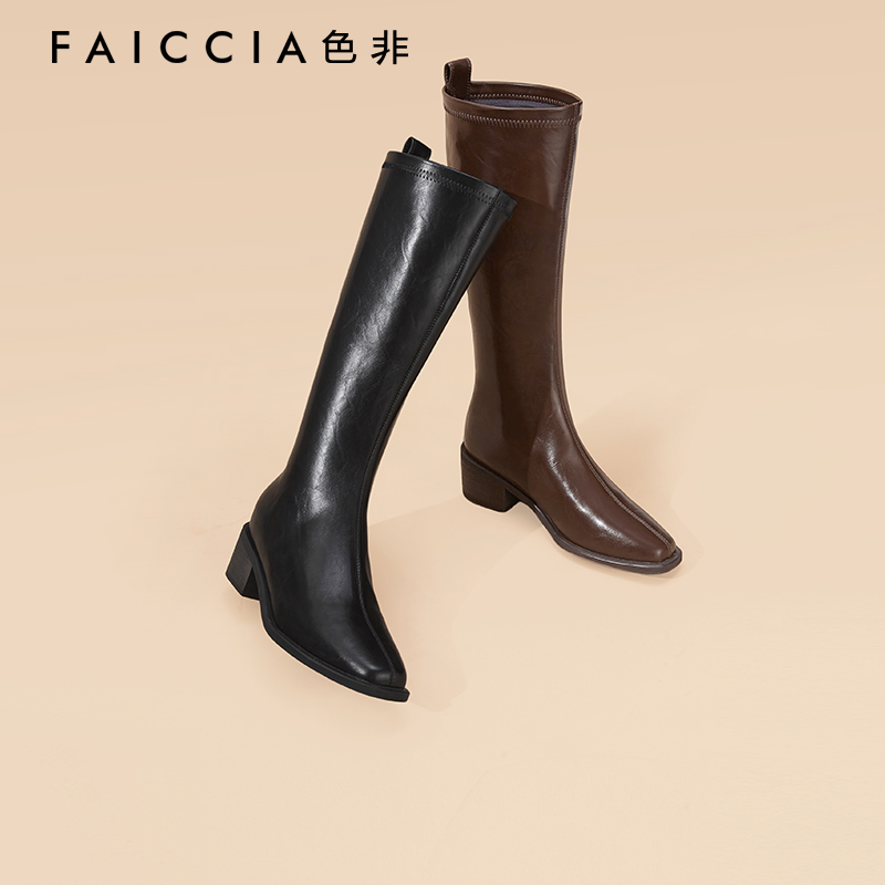 2024新款长筒靴女色非商场同款