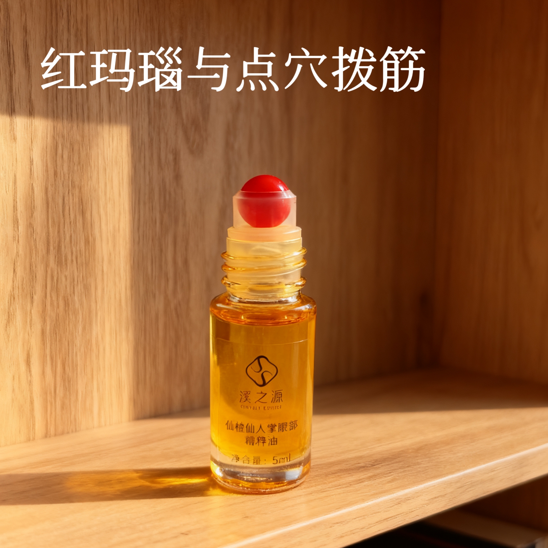 红玛瑙点穴拨筋眼睛年轻 仙人掌蓝艾菊油去细纹无纹 视黄醇不老