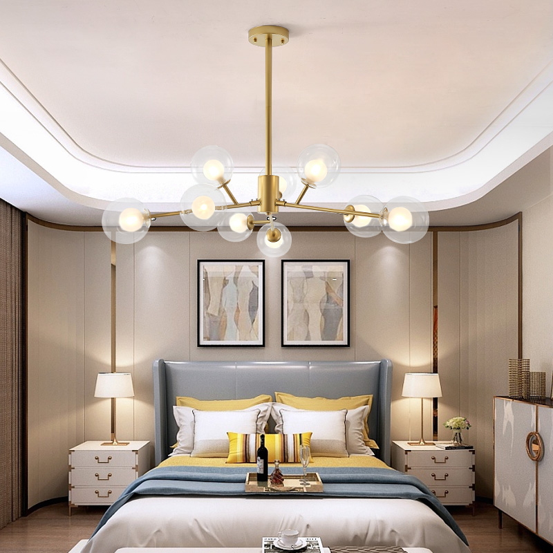 北欧个性艺术现代简约客厅魔豆吊灯新款餐厅分子灯创意枝形卧室灯