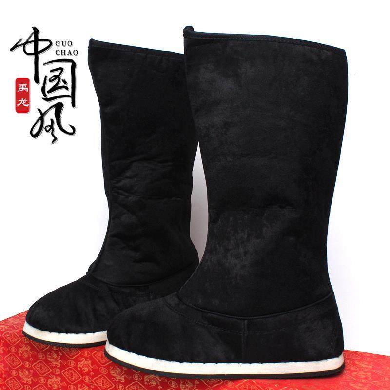 戏曲平底官靴cos清朝皇帝大臣鞋锦衣卫古装皇帝表演演出戏剧鞋新