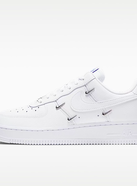 Nike Air Force 1 af1 纯白 四钩LX 低帮 运动休闲鞋 CT1990-100