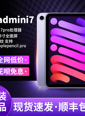 Apple/苹果 iPadmini2024平板电脑iPadmini8.3寸256GBiPadmini6/5