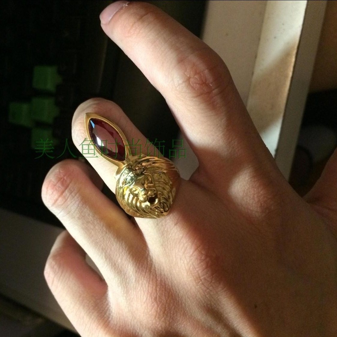 订做雷欧奥特曼变身器戒指指环925银镀黄金男女情侣全新饰品特价