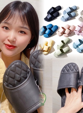 久穿不发黑|张迪推荐夏季银离子拖鞋轻便柔软情侣款家居浴室拖鞋