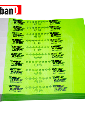 杜邦纸手环荧光色定制游乐园19毫米宽纯黑色图案文字流水数字腕带