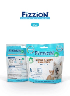 Fizzion味之洁宠物猫咪狗狗除臭去味剂骚味基础款去尿渍泡腾片6粒