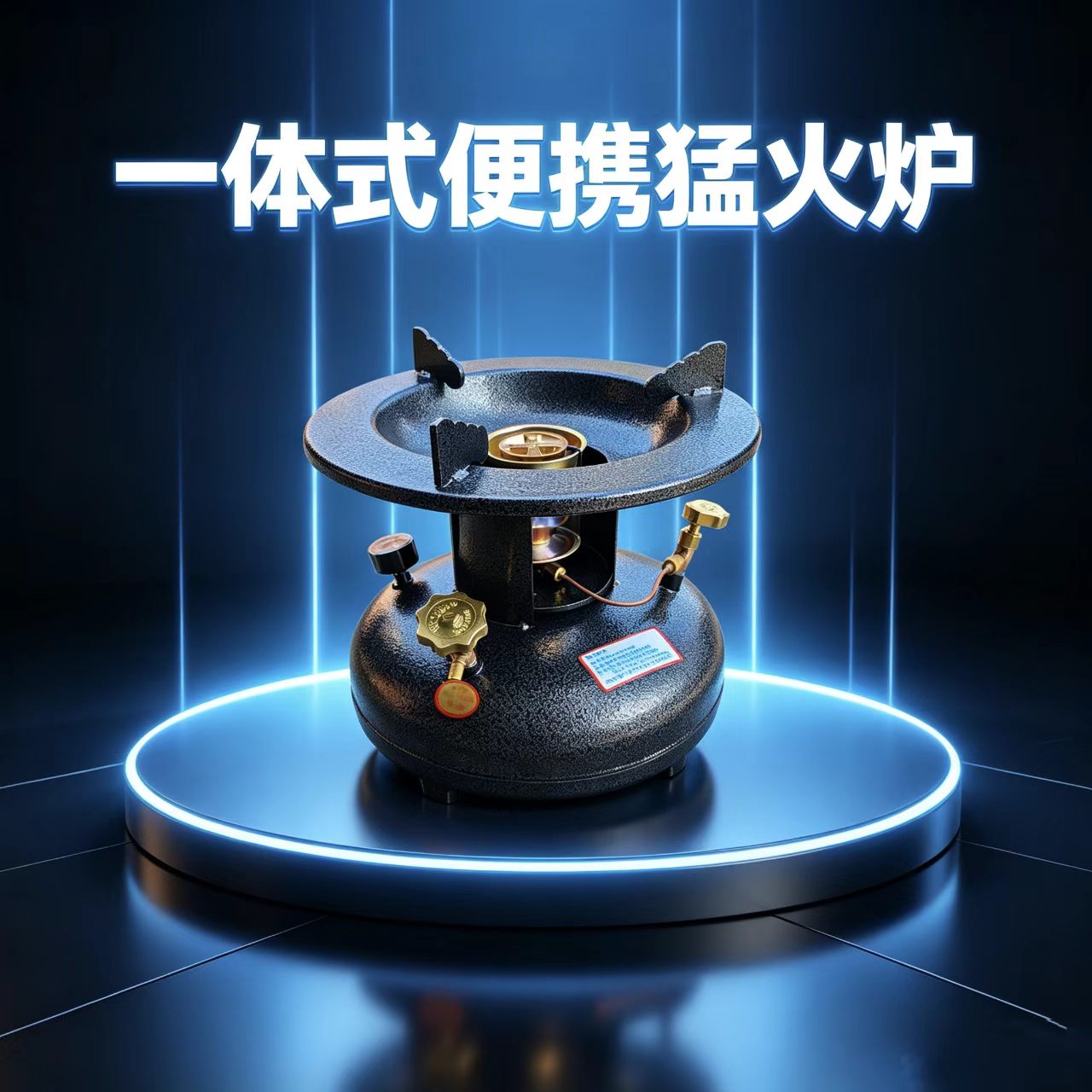 一体式户外便携油炉野营炉具炉头柴油炉子液体汽油炉头煤油炉用品
