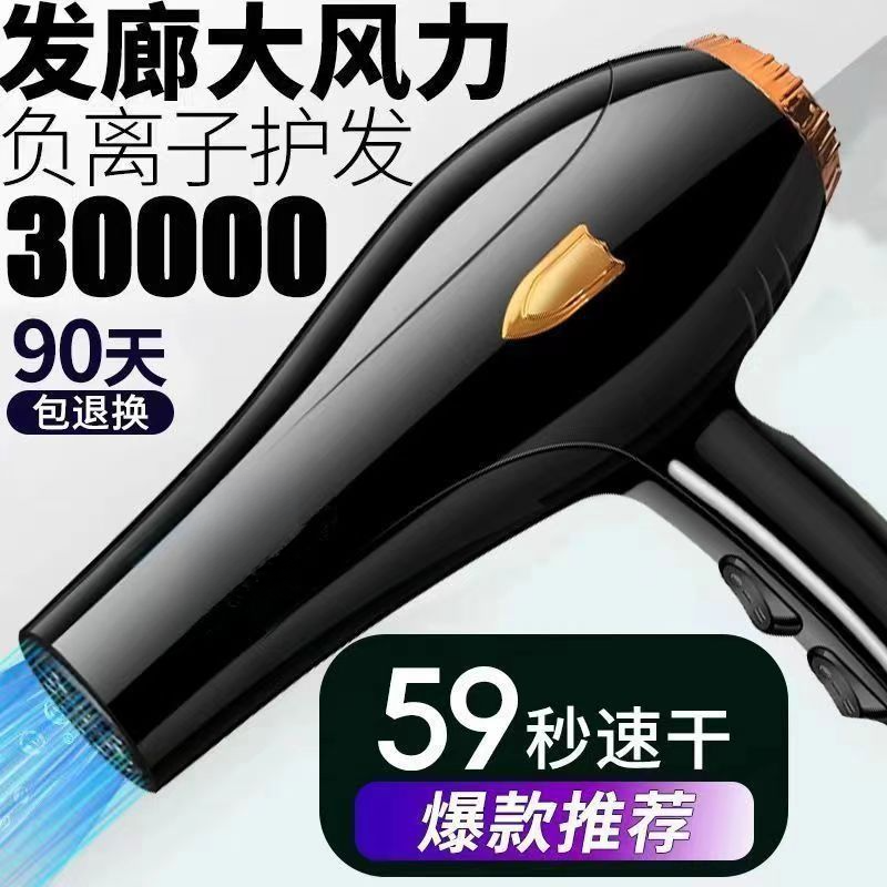 德系超大风力发廊专用电吹风机发廊大功率家用负离子不伤发吹风筒
