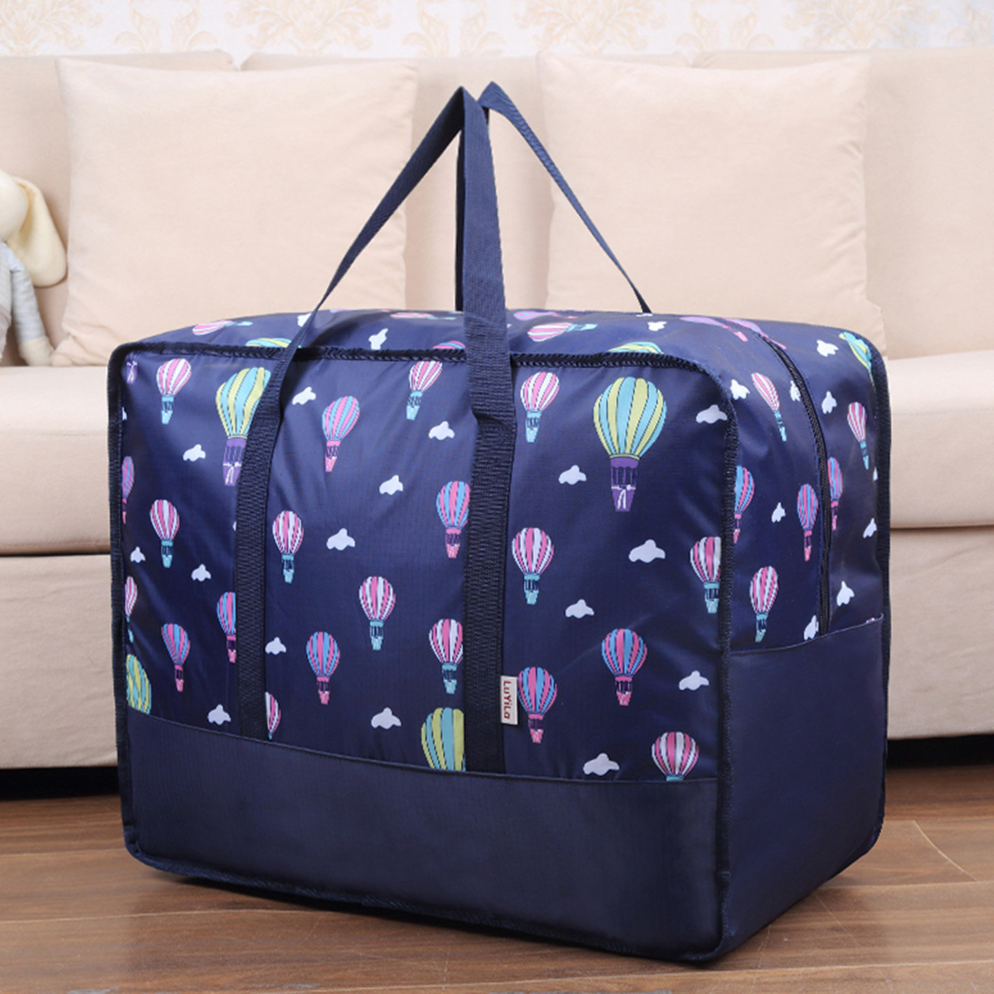 幼儿园被子收纳袋手提牛津布衣物整理包旅行搬家打包袋大容量防水,收纳整理,被子防尘袋,淘宝优惠券,粉丝福利购,淘宝优惠卷