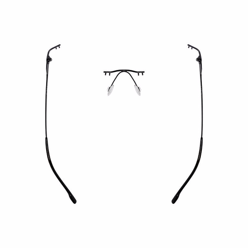 男双孔卡丁无框眼镜架纯钛通用无边框合金配件更换维修替换框脚腿