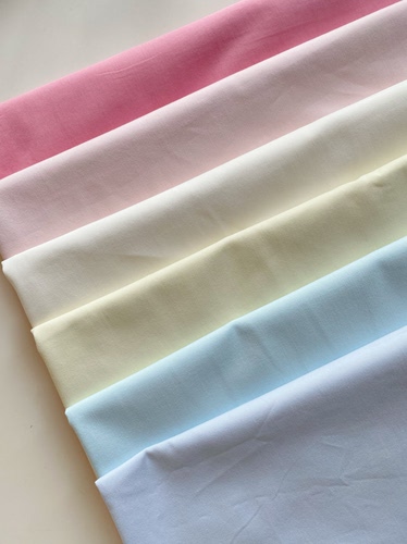 纯色斜纹棉布手作包包里布内衬diy衣服薄款外套面料