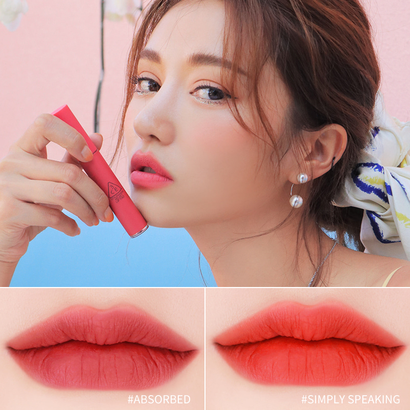 2018韩国3ce夏季新品唇釉丝绒唇彩满85.00元可用10元优惠券