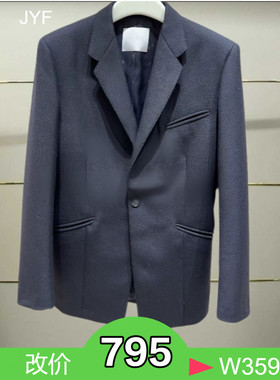 正品EBE1BLA005-250开2025春款西装外套