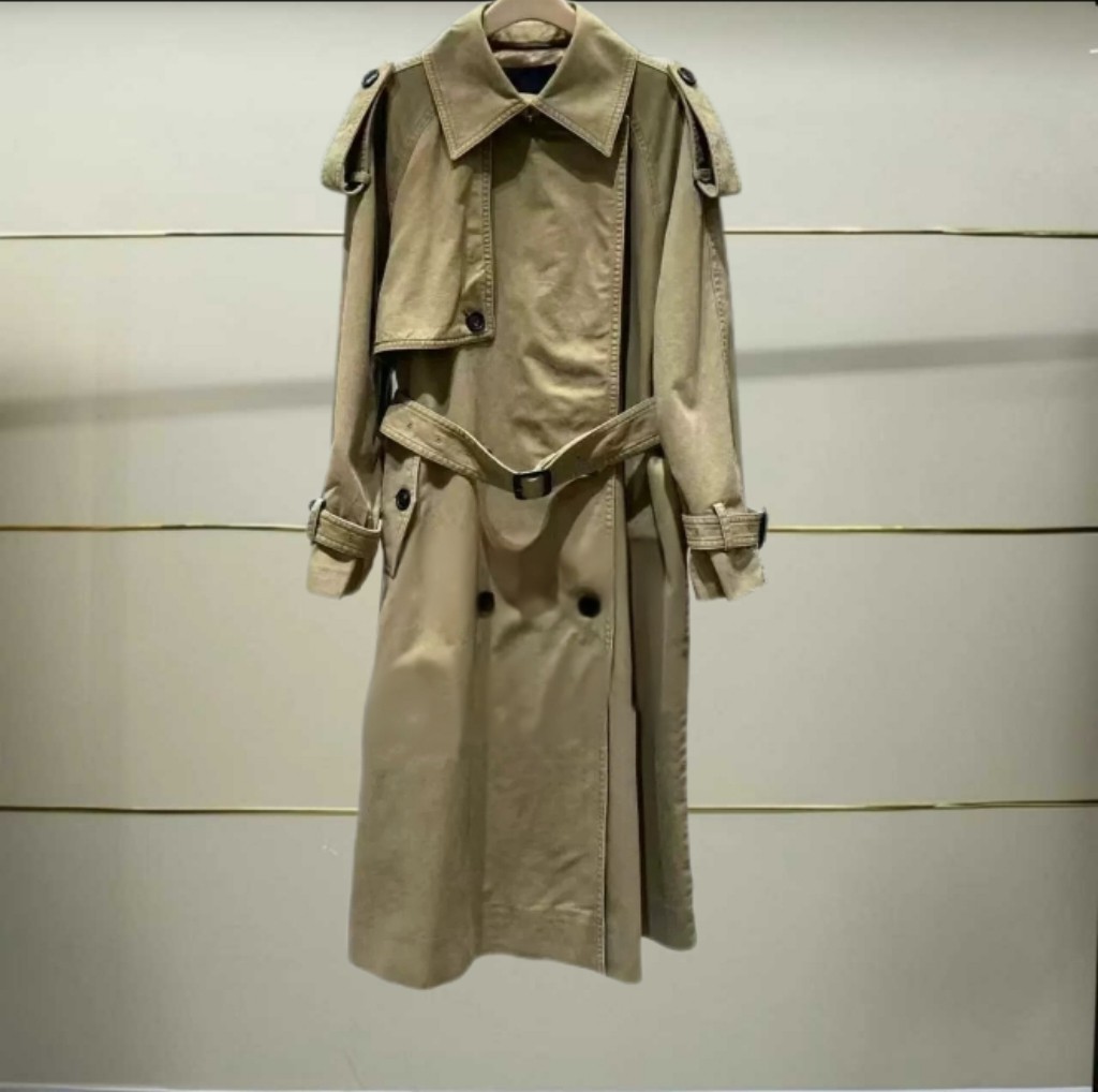 正品MBE3TRC005-250开2025秋款风衣外套