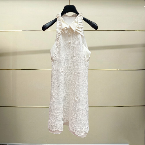 州现货正品25夏蕾丝钉珠连衣裙LD25X21SO207-250