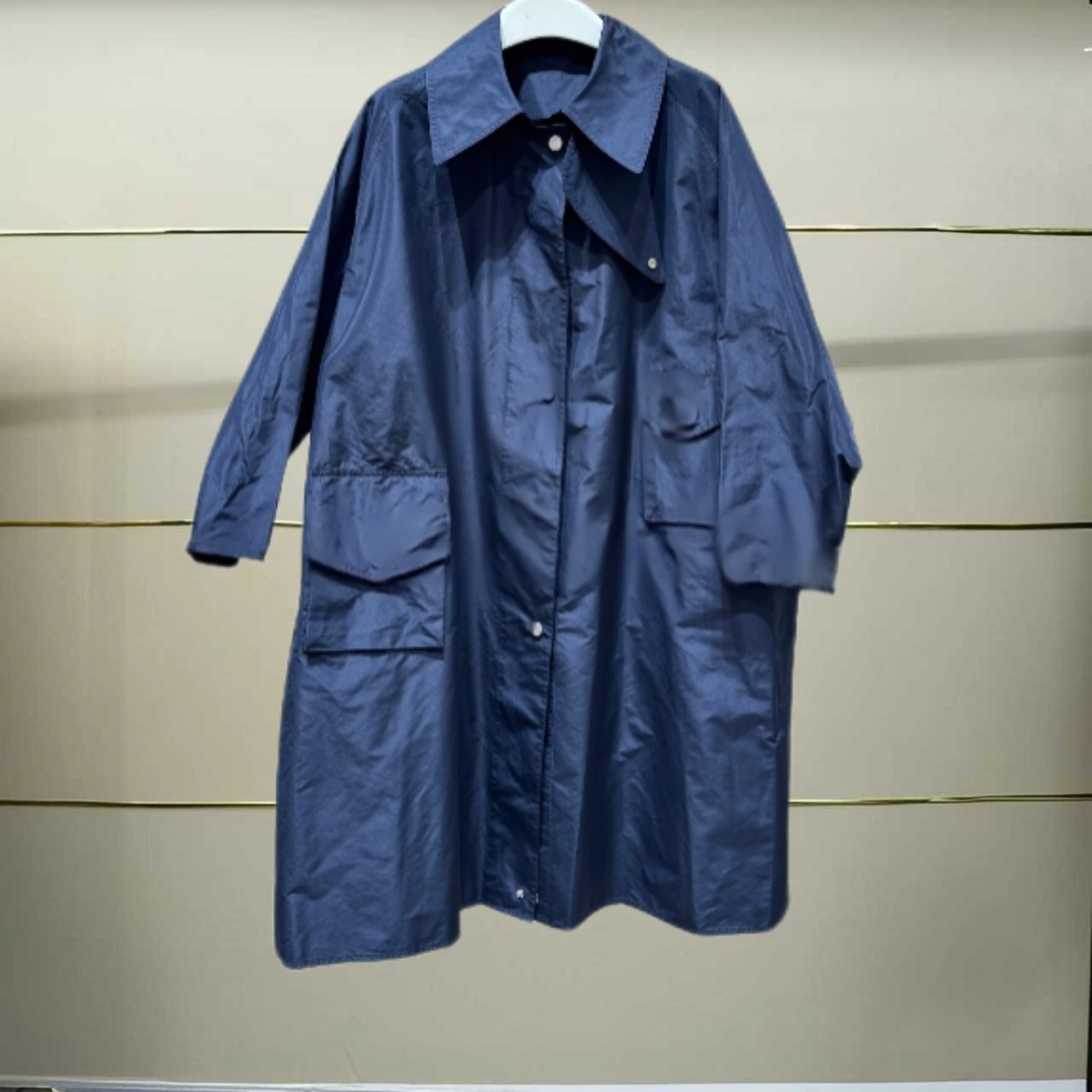 正品EBE3TRC007-250开2025秋款风衣外套超