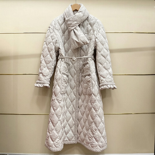 芗现货正品24冬洛可可提花长羽绒服LF24D31DC257-240