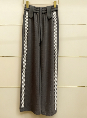 桥现货正品24春 闪钻珍珠运动长裤LF24C51SP116-240