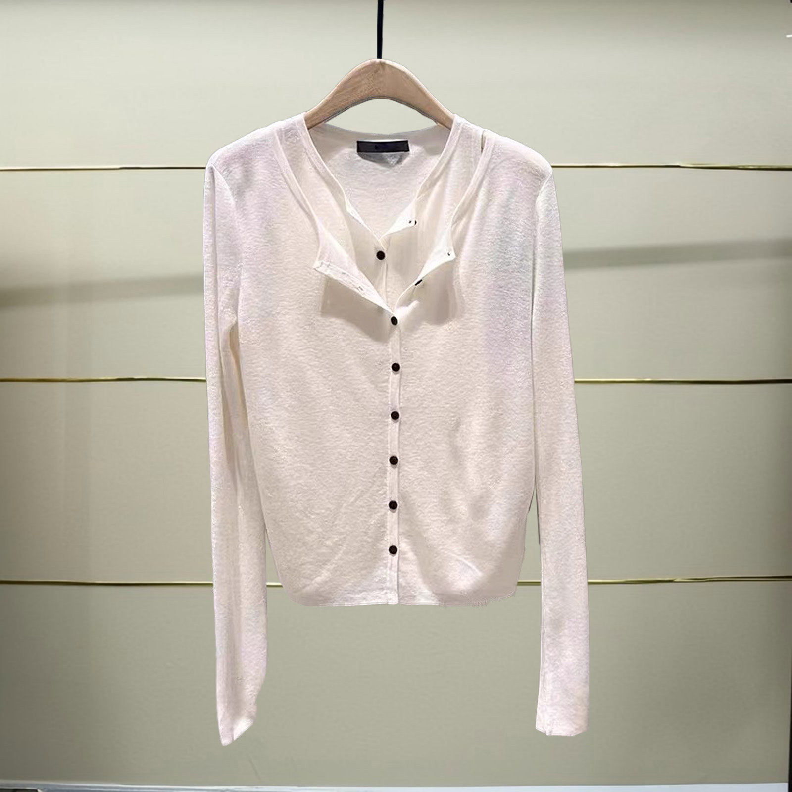 正品MBE3CAR013-250开2025秋装绵羊毛两件套针织衫